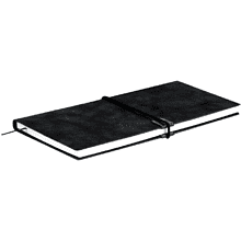 Еженедельник датированный "Тиволи Глосс", 175х95 мм, 128 страниц, черный, 2026