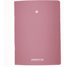 Тетрадь "Floreale. Cedar Rose", А4, 40 листов, клетка, скоба сбоку, розовый