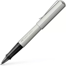 Ручка-роллер "Ink roller Hexo silver", 0.7 мм, серебристый, стерж. черный
