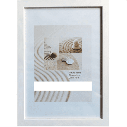 Фоторамка "181-2724", 20х30 см, дерево со стеклом, белый