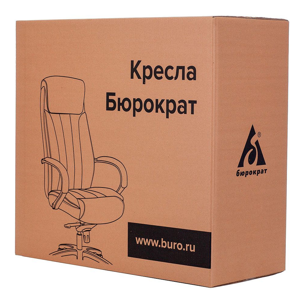 Кресло для руководителя Бюрократ "T-9922WALNUT/Black", кожа, дерево, черный - 8