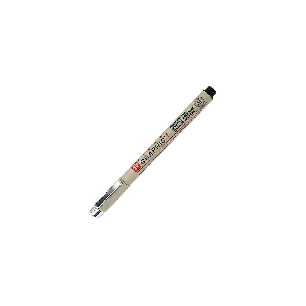 Ручка капиллярная "Pigma Graphic", 1.0 мм, черный