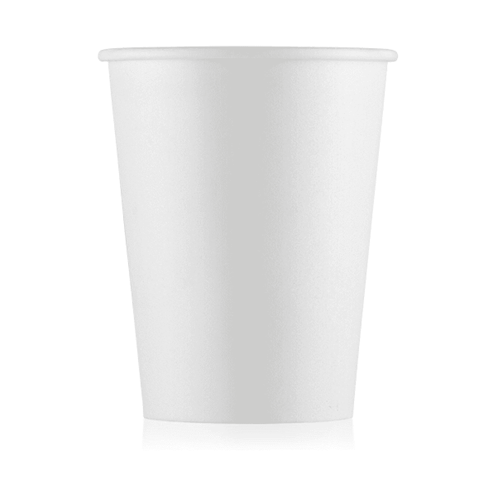 Стакан картонный Ecocups, 50 шт, 250 мл, белый