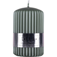 Свеча декоративная "Цилиндр Donau Home Alva", 60х60х90 мм, зеленый