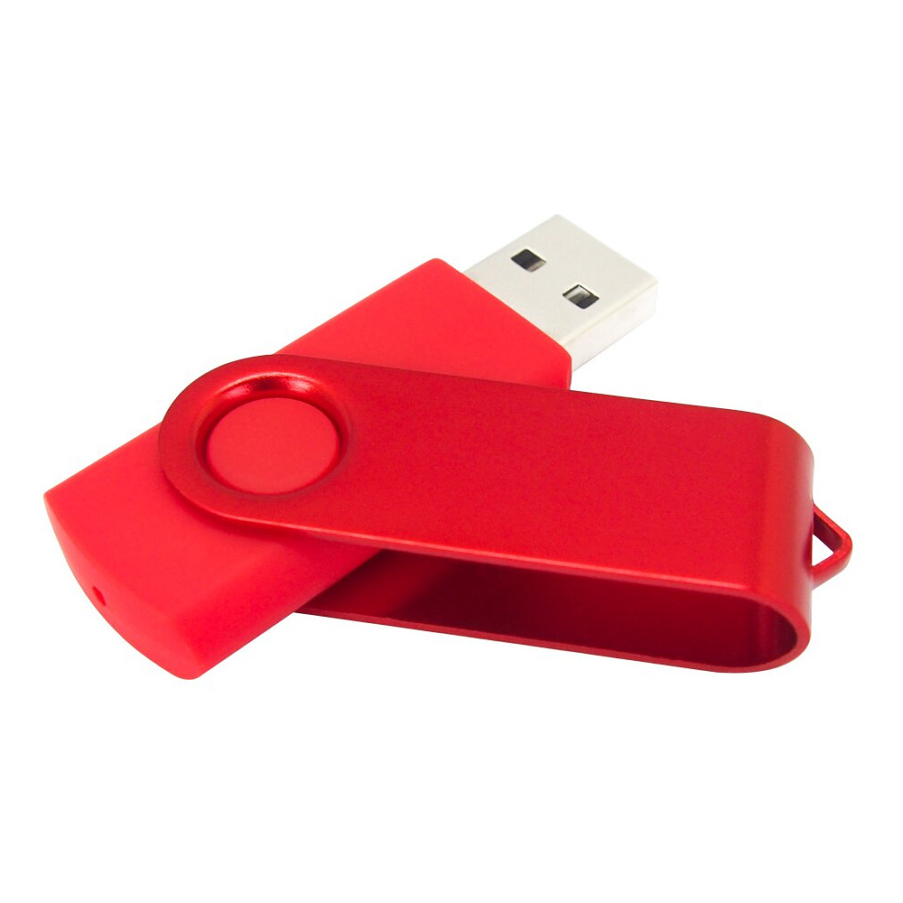 USB Flash накопитель 2.0 16 Gb VDF-008 СС, пластик, металл, красный - 2
