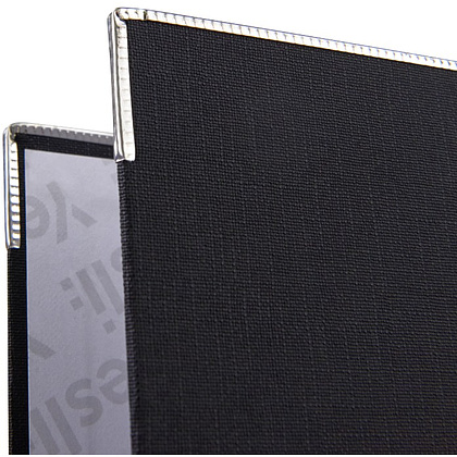 Папка-регистратор "Yesli:", А4, 75 мм, ПВХ Эко, черный - 4