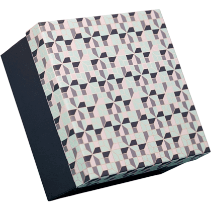 Коробка подарочная "Patterns 2", 19х19х9.5 см