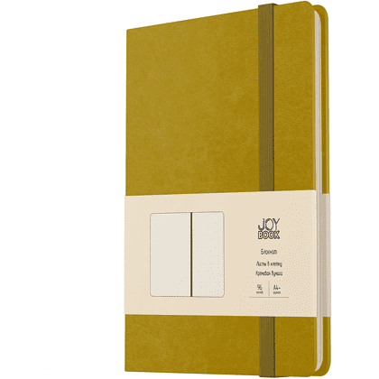 Блокнот "Joy Book. Фисташковый мусс", А4, 96 листов, клетка, желтый - 2