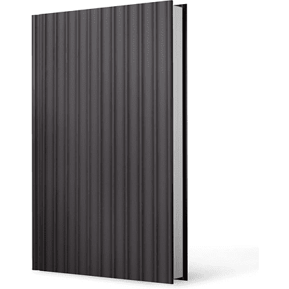 Книга записная "Stripes", А5, 128 листов, клетка, черный