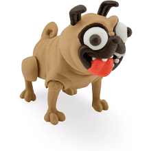 Игрушка 3D "Мопс Персик"