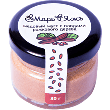 Медовый мусс "МарьЯжъ" с плодами рожкового дерева, 30 гр 