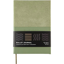 Блокнот "Стихия. Bullet Journal", А5, 80 листов, в точку, оливковый
