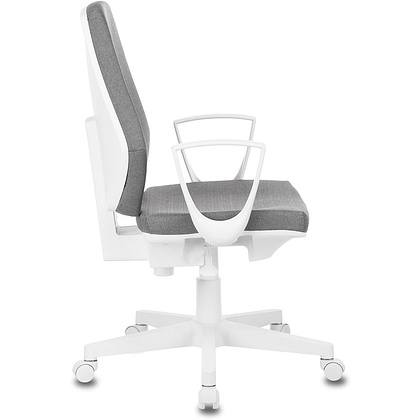 Кресло для персонала Бюрократ CH-W545 серый 38-404 крестовина пластик белый - 3