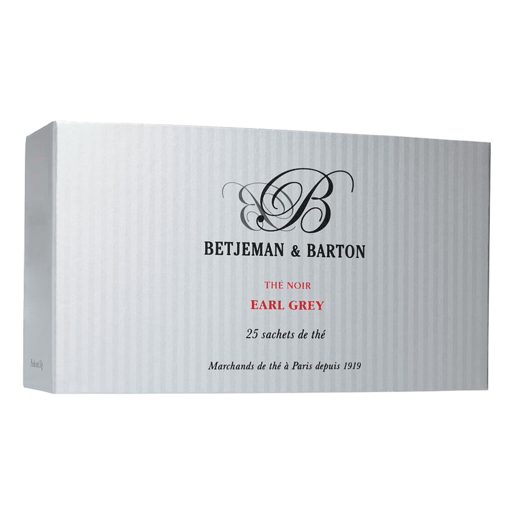 Чай "Betjeman Barton", 25 пакетиков х2 г, черный, Earl Grey