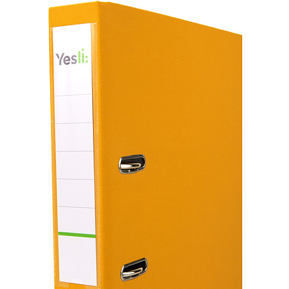 Папка-регистратор "Yesli:", А4, 50 мм, ПВХ Эко, желтый - 2