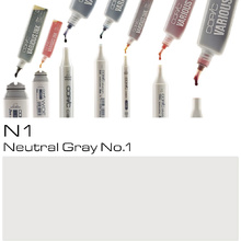 Чернила для заправки маркеров "Copic", N-1 нейтральный серый №1
