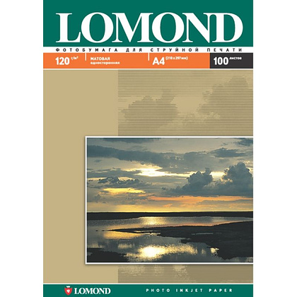 Фотобумага матовая для струйной фотопечати "Lomond", A4, 25 листов, 205 г/м2 - 2