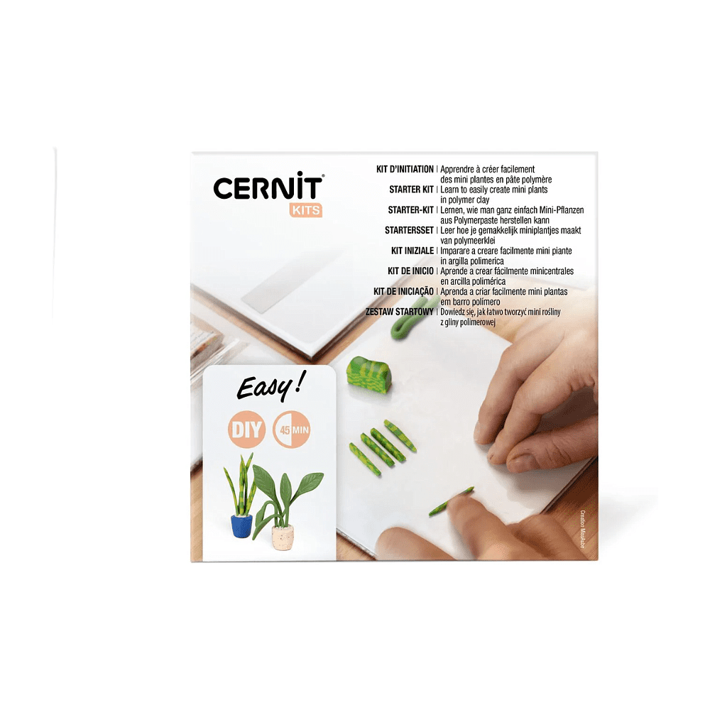 Полимерная глина "Cernit. Starter kit, tiny plants", набор - 2