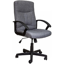 Кресло для руководителя "Polo", ткань, пластик, серый