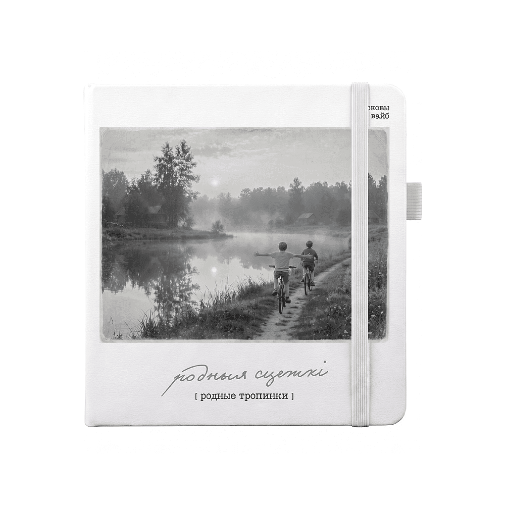 Скетчбук "Sketchmarker. Родныя сцежкі", 12х12 см, 140 г/м2, 80 листов, белый