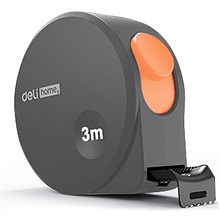 Рулетка Deli HS HT8316C, 3м х 16 мм, Soft Touch, оранжевый