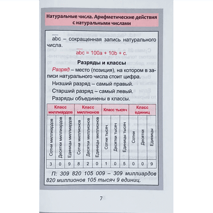 Книга "КНШ. Математика. Курс начальной школы в таблицах 1-4 класс", С. Мошкарёва - 4
