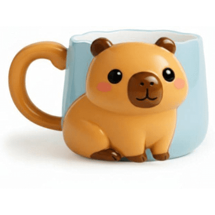 Кружка керамическая "Капи-кружка", 400 мл, синяя