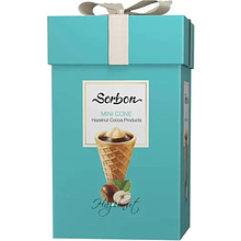 Конфеты "Sorbon. Тиффани", хрустящий мини-рожок фундук и воздушные зерна, 200 г