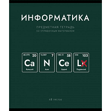Тетрадь предметная "Нахимичили. Информатика", А5, 48 листов, клетка