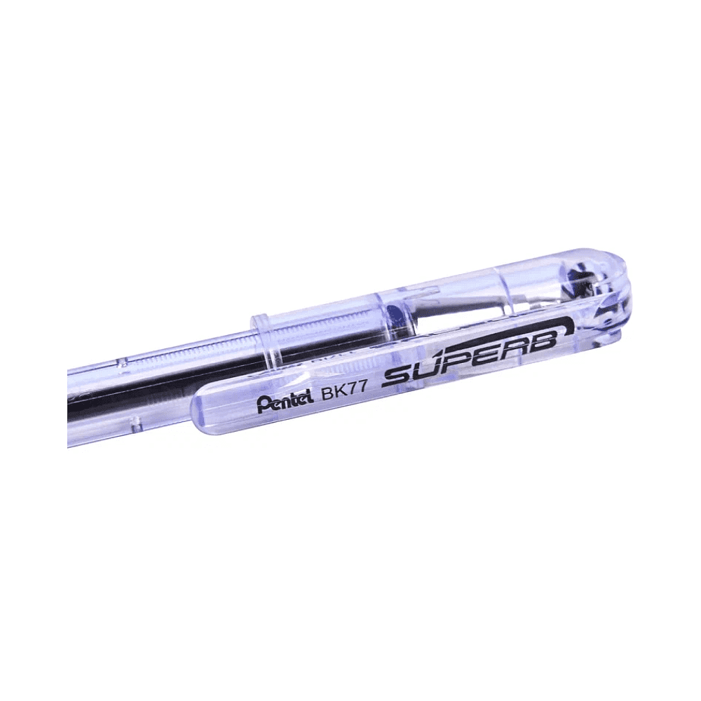 Ручка шариковая "ВК 77", 0.7 мм, прозрачный, стерж. черный - 3