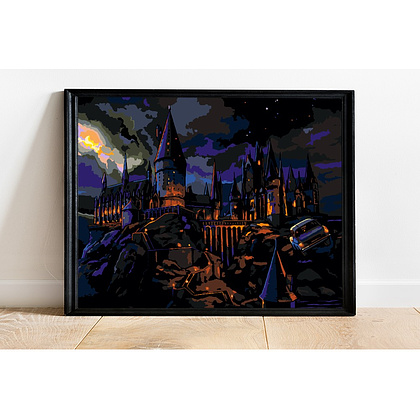 Картина по номерам "Гарри Поттер. Замок Хогвартс" - 3 Картина по номерам "Гарри Поттер. Замок Хогвартс" - 3