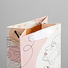 Пакет бумажный подарочный "С 8 Марта", 13x36x10 см, разноцветный - 3
