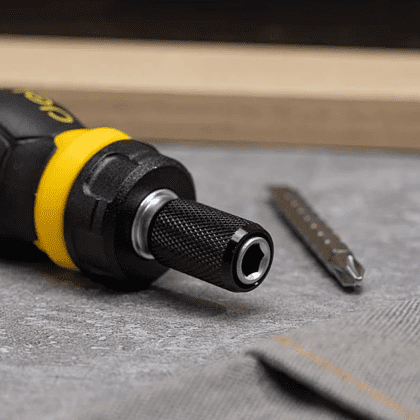 Двухсторонняя отвертка Deli YS EDL626010, с трещоткой, PH2+SL6 - 8