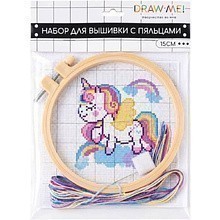 Набор для творчества "Draw Me! Единорожка", с пяльцами