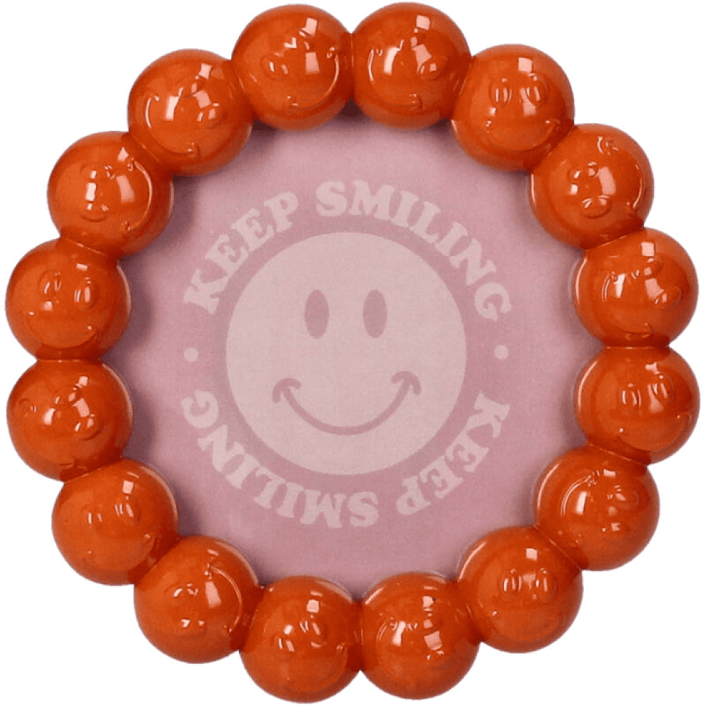 Фоторамка "Smiley", 10х10 см, полирезина, оранжевый