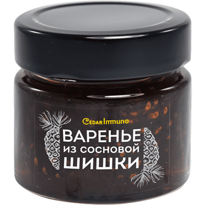 Варенье "Cedar Immuno", из сосновых шишек, 100 г