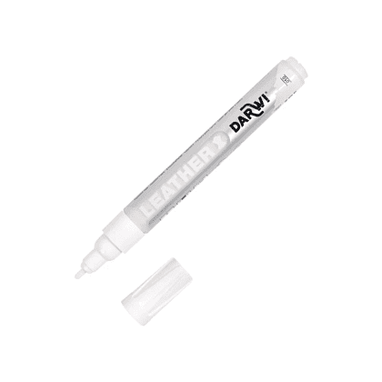 Маркер акриловый для кожи "Darwi", 2 мм, белый - 2