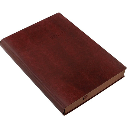 Ежедневник датированный "Lecassa", А5, 392 страницы, коричневый - 2