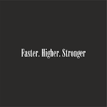 Ручка шариковая "Faster higher stronger", черный, стерж. синий