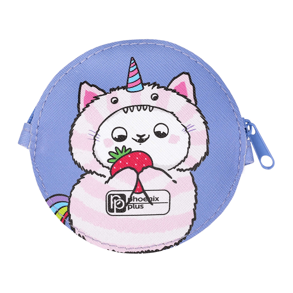 Кошелек "Котята в кигуруми", фиолетовый - 2