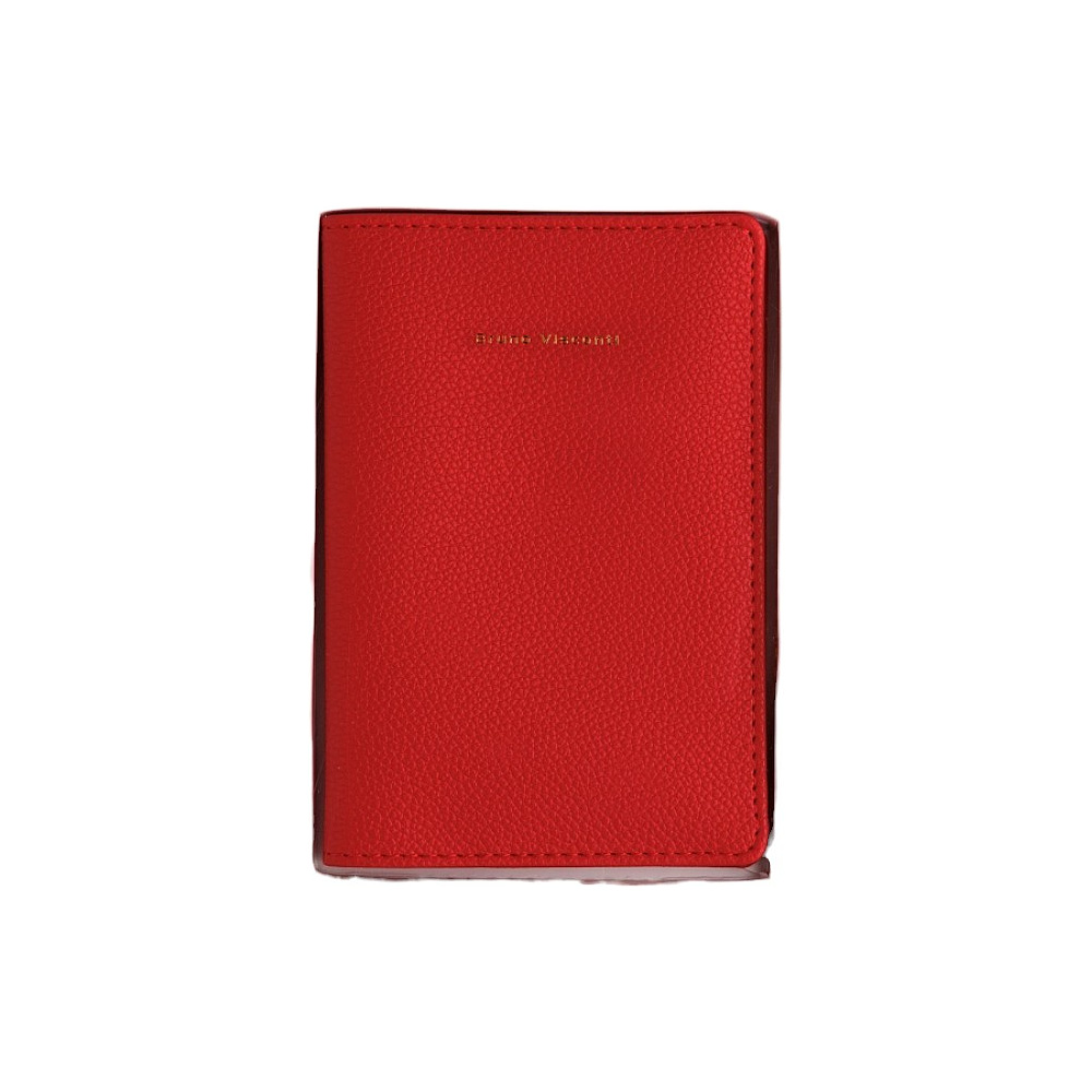 Обложка для паспорта "Красная", кожзам