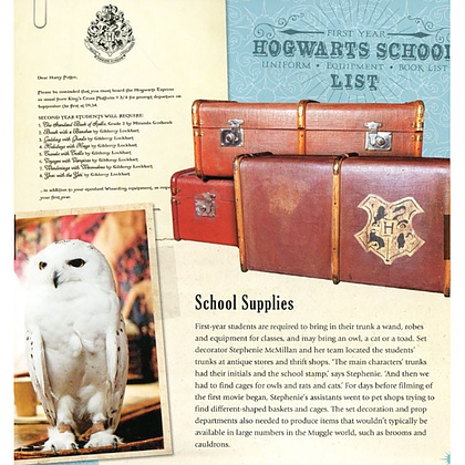 Книга на английском языке "Harry Potter - Hogwarts. A Movie Scrapbook" Illustr. - 5