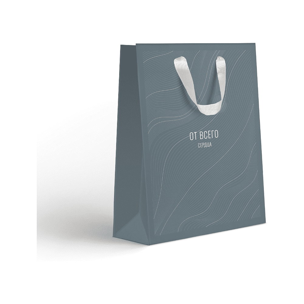 Пакет бумажный подарочный "Country MT", 18х22.7х10 см, ассорти - 2