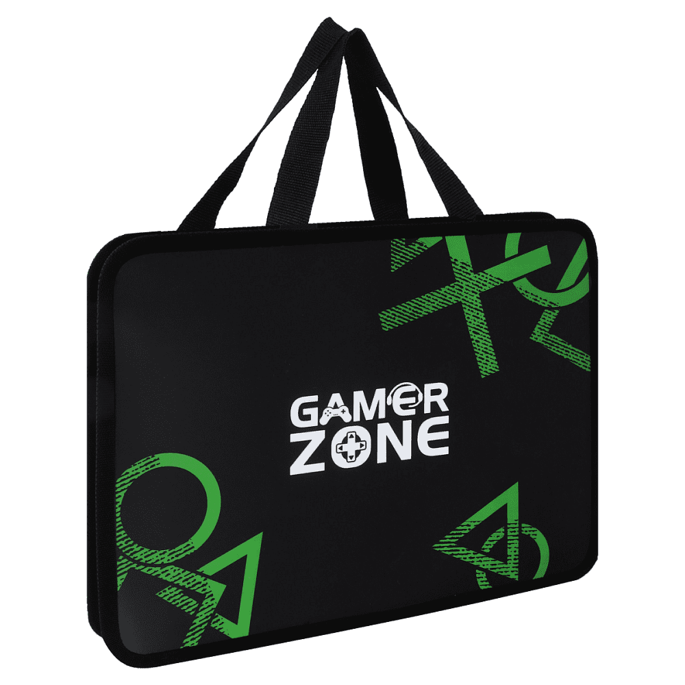Папка для тетрадей "Gamer zone", 26х34 см, голубой - 2