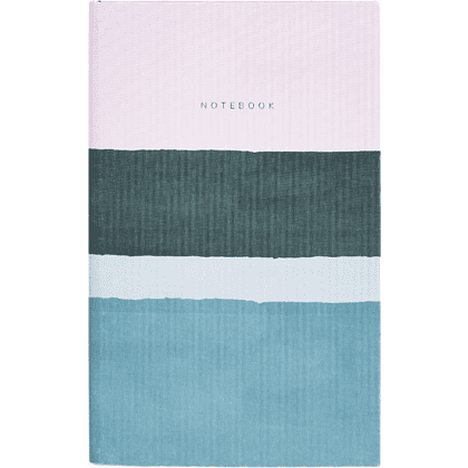 Еженедельник датированный "Stripes dusty pink", А5, 96 листов, розовый, срез разноцветный, 2026