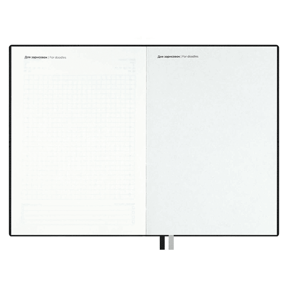 Набор ежедневник недатированный "Фланстэр", 320 страниц, + картхолдер, 100x140 мм., черный  - 8