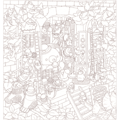 Раскраска "Медвежья страна. Самая плюшевая раскраска", Chip - 7