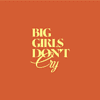 Кружка "Big girls don’t cry", 360 мл, фарфор, оранжевый, белый - 2