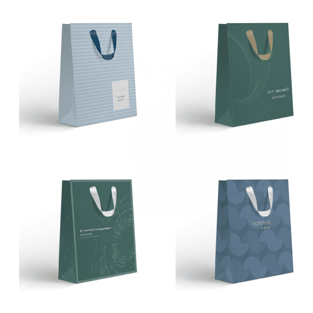 Пакет бумажный подарочный "Гравитация", 18х22.7х10 см, ассорти