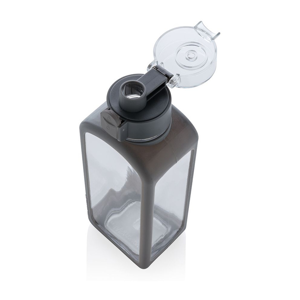Бутылка для воды "P436.253", пластик, силикон, 600 мл, прозрачный, белый - 3